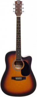Strauss SA-220 Elektro Akustik Gitar