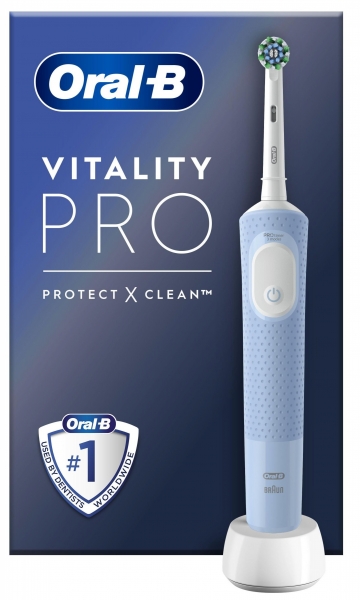 Oral-B D103 Vitality Pro Cross Action-Mavi Şarjlı Diş Fırçası