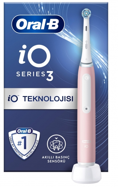 Oral-B iO 3 (iO Series 3) Pembe Şarjlı Diş Fırçası
