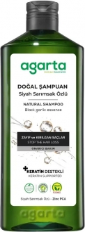 Agarta Doğal Saç Dökülmesine Karşı Siyah Sarımsaklı 400 ml Şampuan