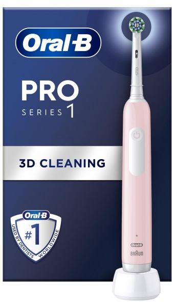 Oral-B Pro Series 1 Şarjlı Diş Fırçası-Pembe Şarjlı Diş Fırçası