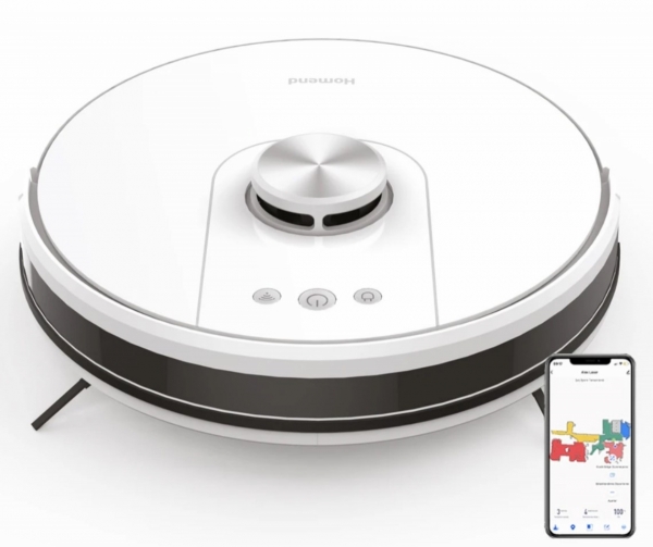 Homend Alex Laser Pro 1286H Robot Süpürge+Mop