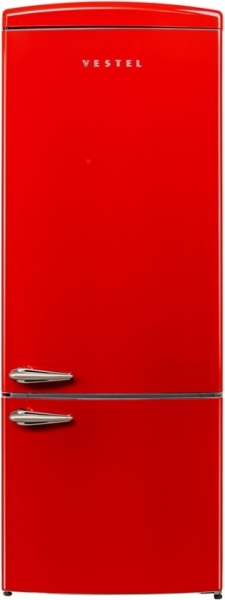 Vestel RETRO NFK52211 Buzdolabı (Kırmızı)