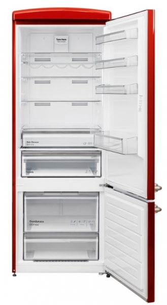 Vestel RETRO NFK52211 Buzdolabı (Kırmızı)