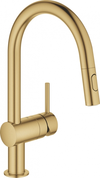 Grohe Minta 32321GN2 Eviye Bataryası (Altın)