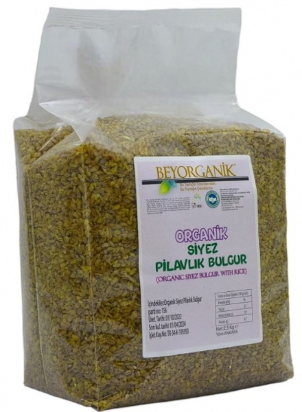Beyorganik Organik Siyez Pilavlık Bulgur 2.5 kg