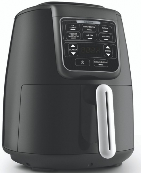 Karaca Air Pro Cook 3 in 1 XL Air Fryer Fritöz (Siyah / Gümüş)