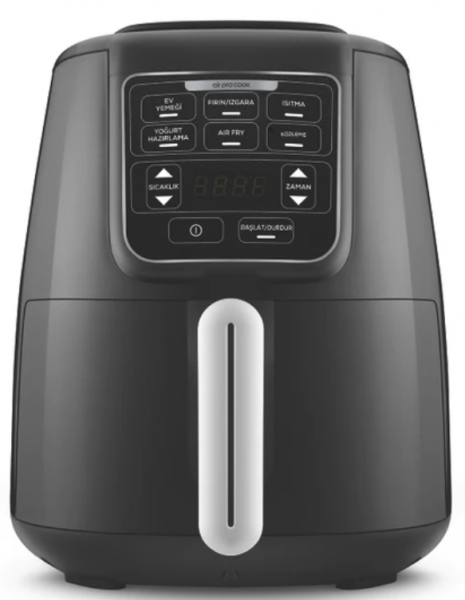 Karaca Air Pro Cook 3 in 1 XL Air Fryer Fritöz (Siyah / Gümüş)