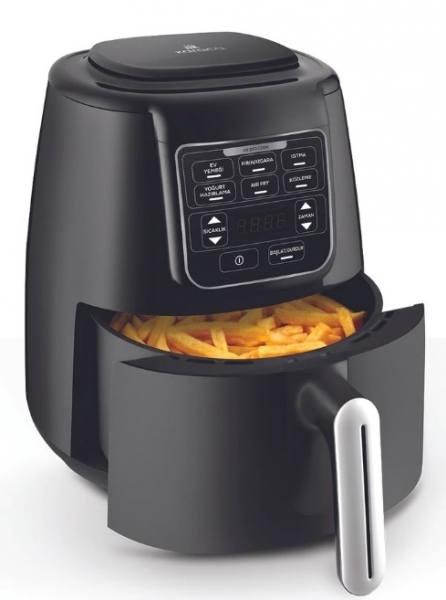 Karaca Air Pro Cook 3 in 1 XL Air Fryer Fritöz (Siyah / Gümüş)