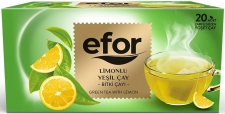 Efor Limonlu Yeşil Çay Bardak Poşet 20 Adet resim