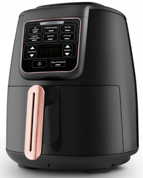 Karaca Air Pro Cook 3 in 1 XL Air Fryer Fritöz (Siyah / Rosegold)