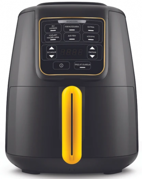 Karaca Air Pro Cook 3 in 1 XL Air Fryer Fritöz (Siyah / Gold)