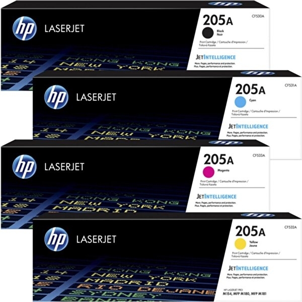 HP 205A Toner (Siyah / Sarı / Mavi / Kırmızı)