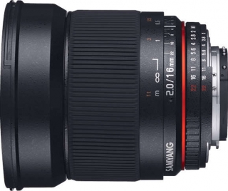 Samyang 16mm F2.0 ED AS UMC CS A