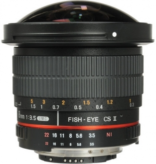 Samyang 8mm F3.5 UMC Fish-Eye CS II Pentax