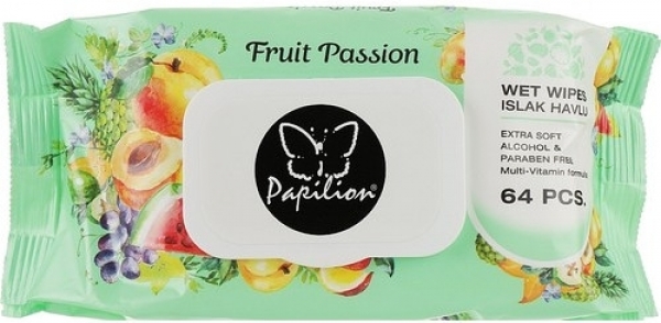 Papilion Meyve Tutkusu Islak Havlu