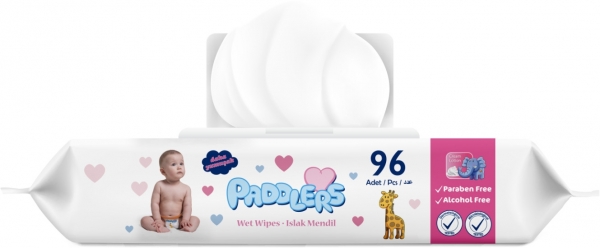 Paddlers Soft & Cream Islak Mendil (96 Yaprak)