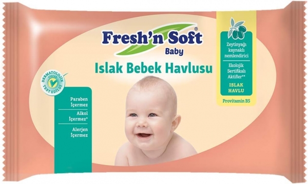 Fresh'n Soft Provitamin B5 Islak Bebek Havlusu