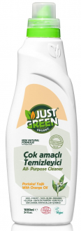 Just Green Organic Portakal Yağlı Bitkisel Çok Amaçlı Temizleyici 1 lt