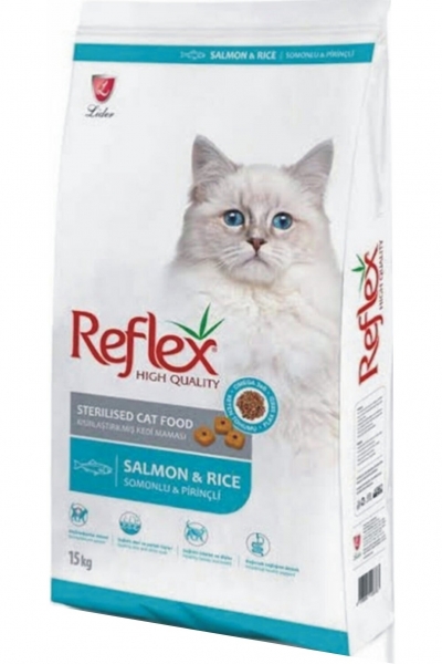 Reflex Sterilised Somonlu Pirinçli 15 kg Kedi Maması