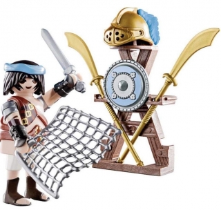 Playmobil 70302 Gladiator With Weapon Stand
