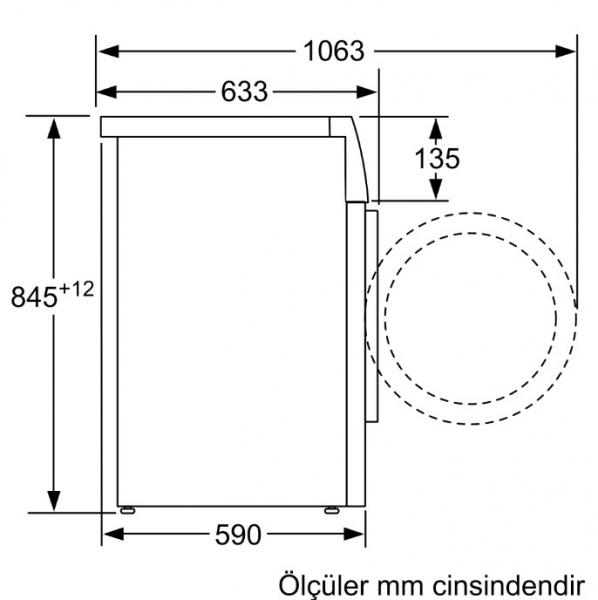 Profilo CM12N18XTR Çamaşır Makinesi