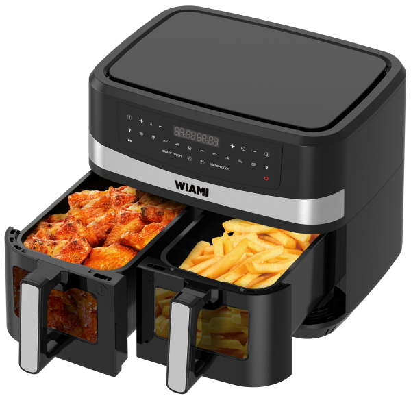 Wiami Pencereli Dual Basket 9 L Air Fryer Fritöz