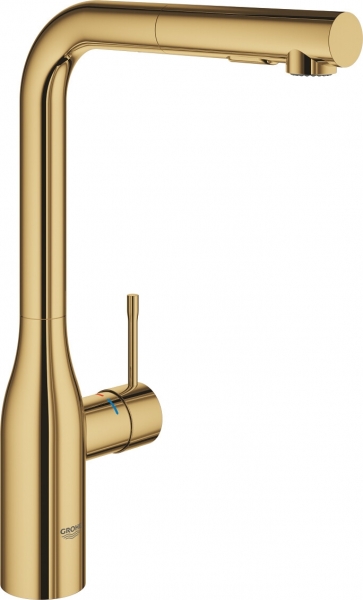 Grohe Essence 30504GL0 Eviye Bataryası (Altın)