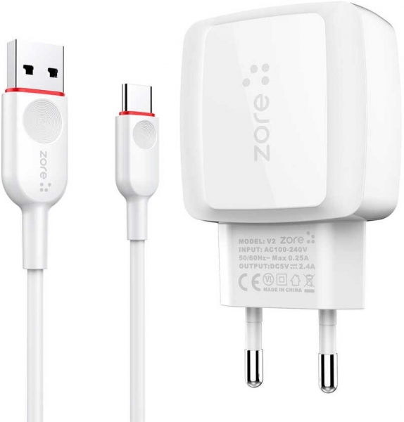 Zore Vest Serisi V2 Type-C Şarj Aleti (USB Type-C)