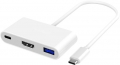 Hytech HY-USBC20 Type-C to HDMI USB 3.0 PD resim