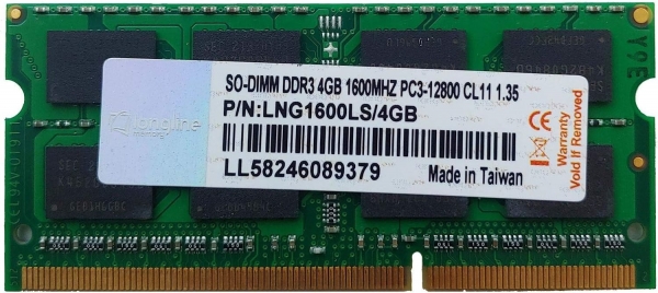Longline LNGDDR3L1600NB/4GB 4 GB 1600 MT