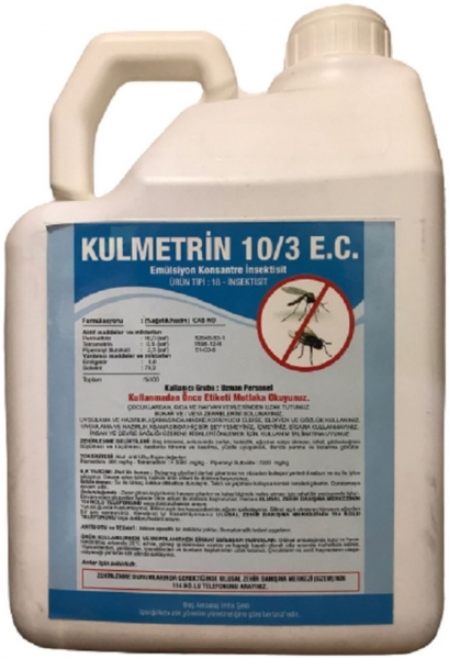 Kulsan Kulmetrin 10/3 EC 5 lt Haşere İlacı
