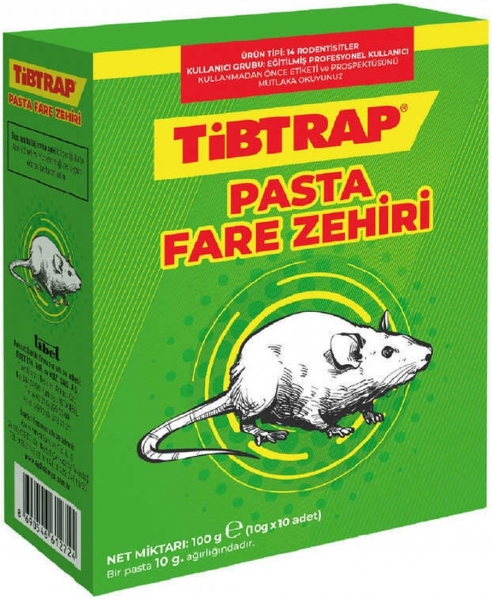 Tibtrap Pasta Fare Zehiri 100 gr Haşere İlacı