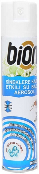 Bion Sineklere Karşı Etkili Su Bazlı Aerosol 405 ml Haşere İlacı