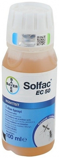 Bayer Solfac EC 50 100 ml Haşere İlacı