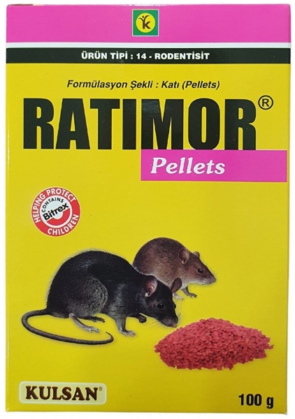 Kulsan Ratimor Pellets 100 gr Haşere İlacı