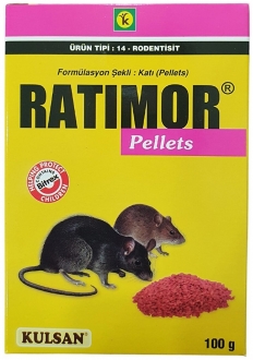 Kulsan Ratimor Pellets 100 gr Haşere İlacı