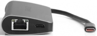 QGeeM QG-UH10 Type-C to HDMI VGA TF SD USB PD RJ45 Dönüştürücü