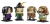LEGO BrickHeadz 40560 Professors of Hogwarts