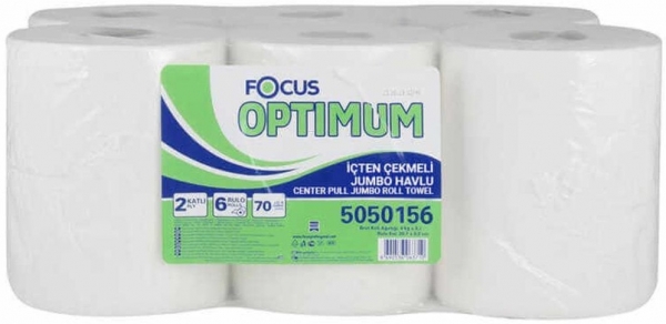 Focus Optimum İçten Çekmeli 6 Rulo Kağıt Havlu