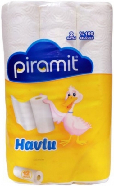 Piramit Kağıt Havlu 12 Rulo