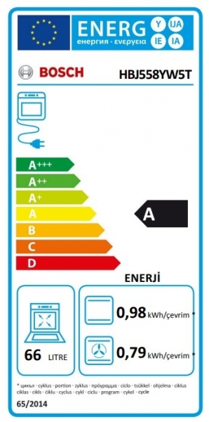 Bosch HBJ558YW5T Ankastre Fırın
