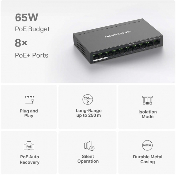 Mercusys MS110P Switch