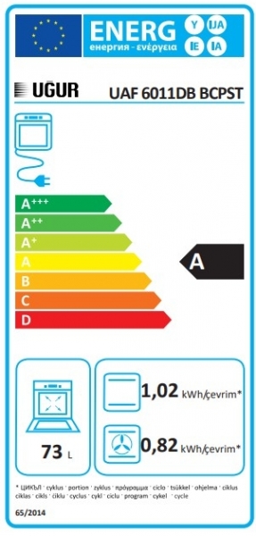 Uğur UAF 6011DB BCPST Ankastre Fırın