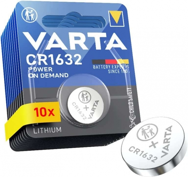 Varta CR1632 10'lu Düğme Pil