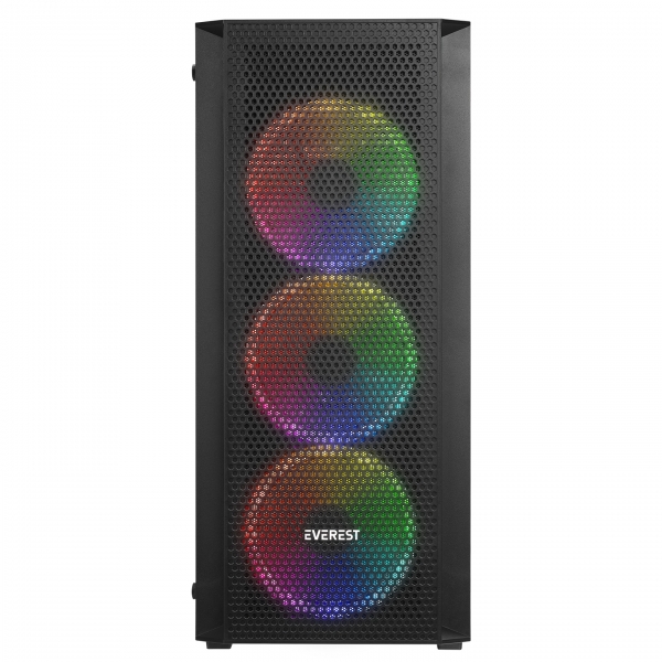 Everest Mega V2 Mesh 550W Bilgisayar Kasası