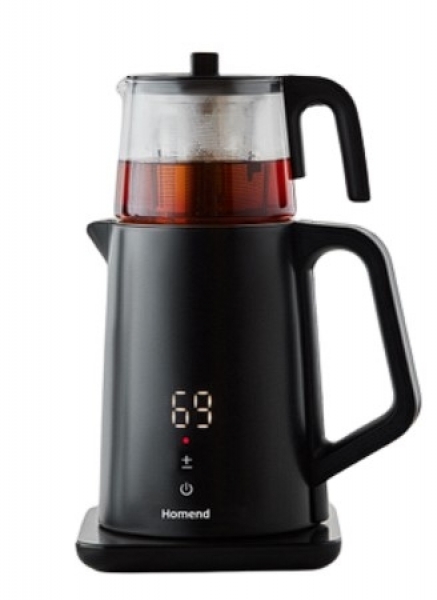 Homend Royaltea Cooltouch 1795H Çay Makinesi (Siyah / Cam)