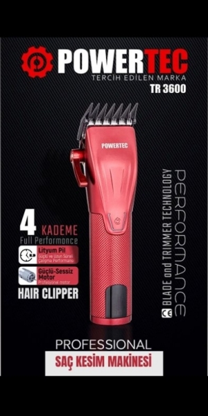 Powertec TR-3600 Saç Kesme Makinesi
