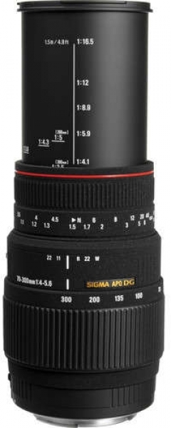 Sigma 70-300mm F4-5.6 APO DG Macro EF