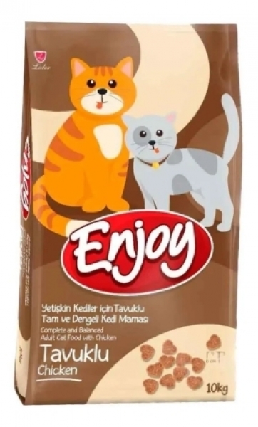 Enjoy Tavuklu Yetişkin 10 kg Kedi Maması